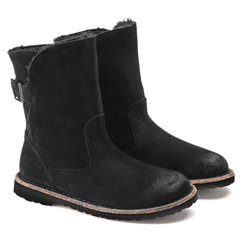 NIB Birkenstock Women's Upsalla Shearling Black Boots Regular Fit Select Size